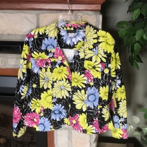 Floral/Yellow Jacket